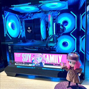 RTX 5060 새 그래픽카드 장착! 블랙 감성 게이밍 데스크탑 PC 컴퓨터 팝니다.