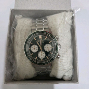 세이코 크로노그래프 메탈 남성시계 SSB481P1(녹판)