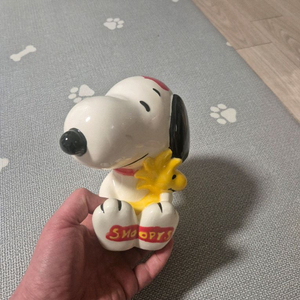 빈티지 스누피 도자기 저금통