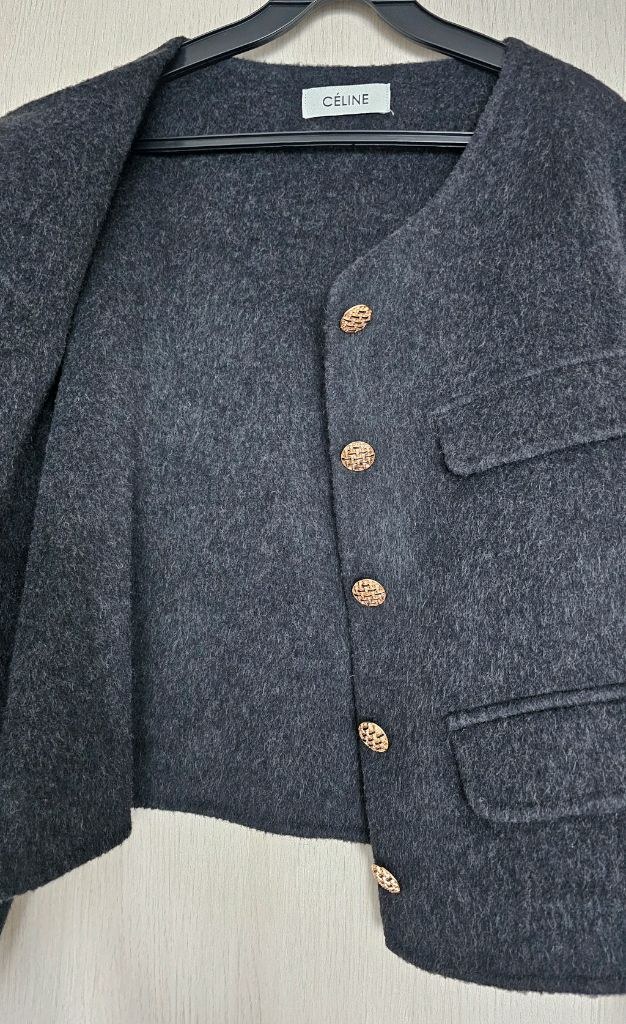 양모 반코트 프리사이즈--1