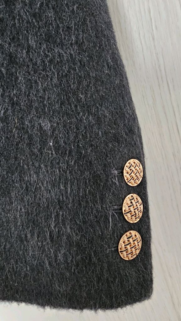 양모 반코트 프리사이즈--3