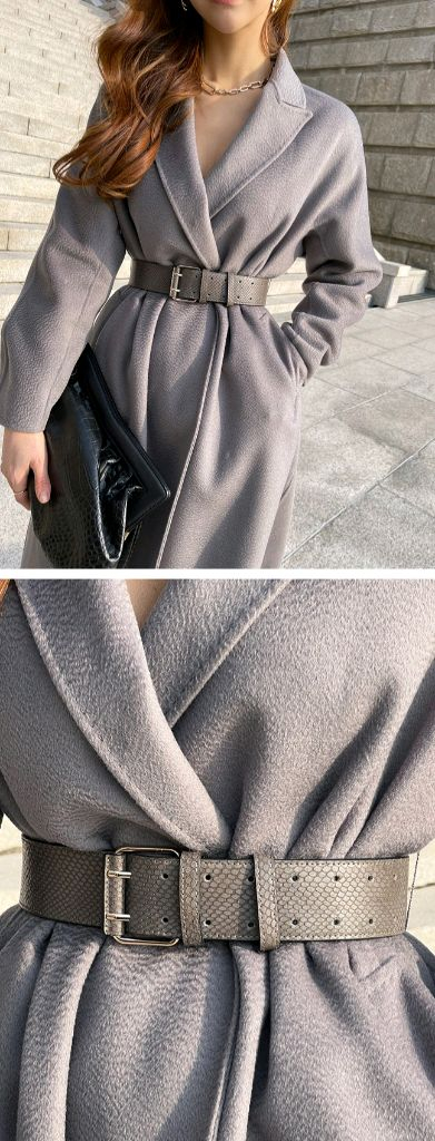 줄로그 지블링 핸드메이드 코트 프리사이즈 그레이--1