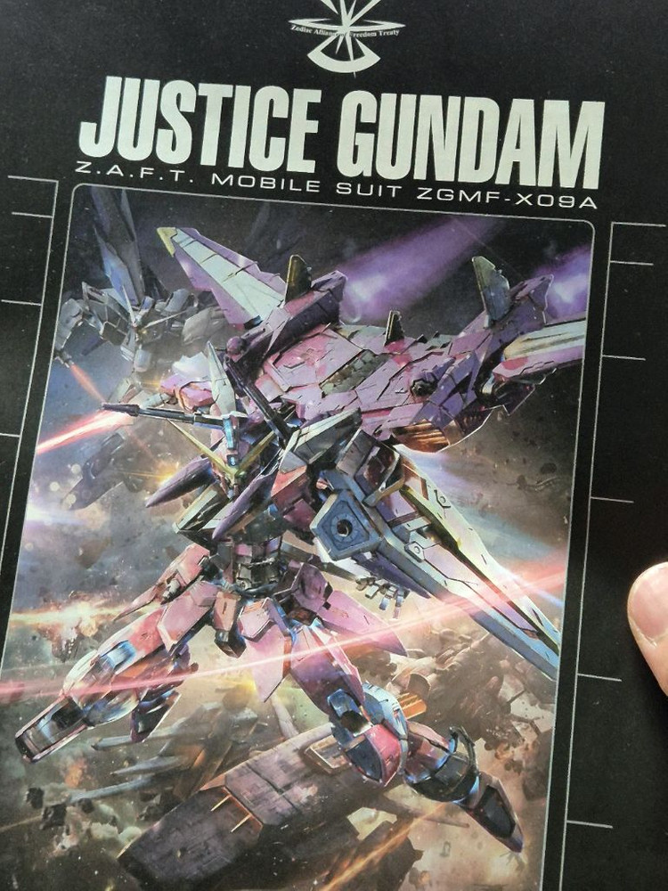 무광 마감 (최상급) MG 저스티스 건담 시드 반다이 프라모델 건프라--5