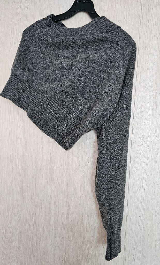 줄로그 숄더 니트 프리사이즈--3