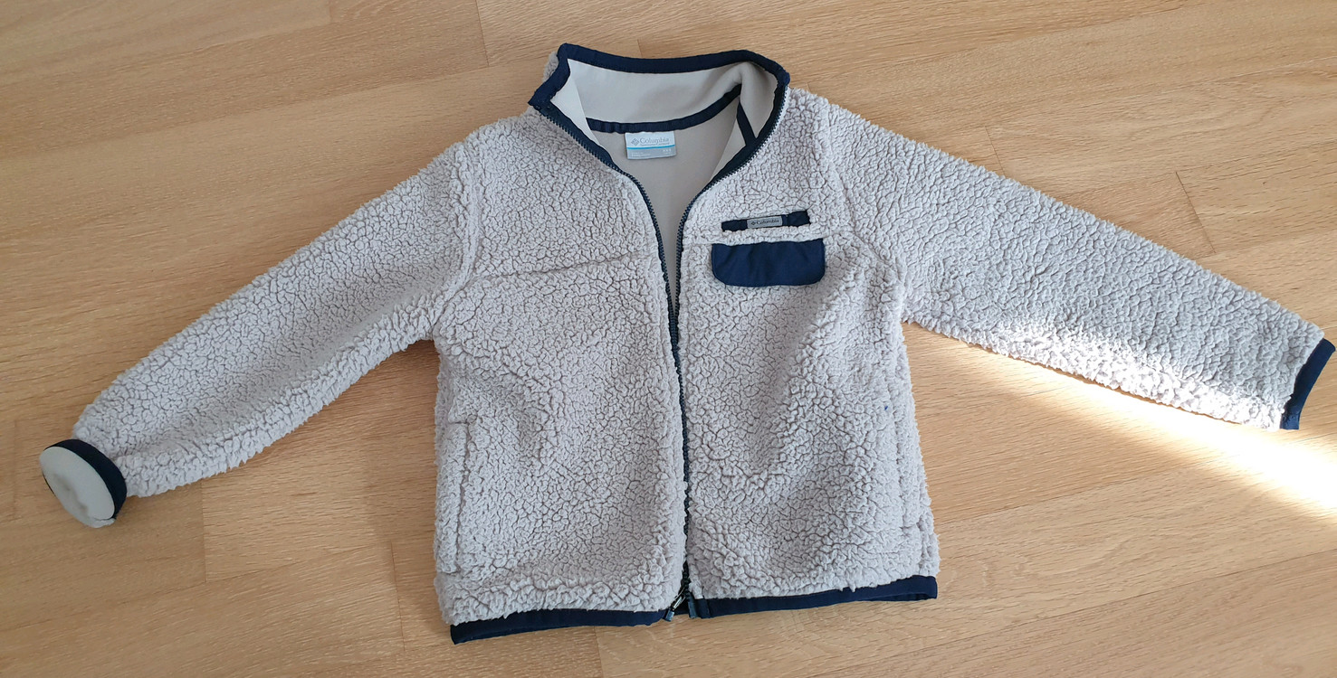 컬럼비아 키즈 플리스자켓 베이지--1