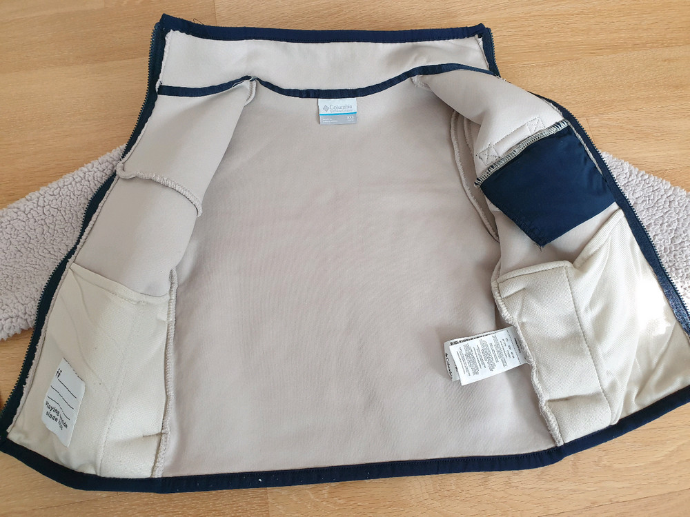 컬럼비아 키즈 플리스자켓 베이지--2