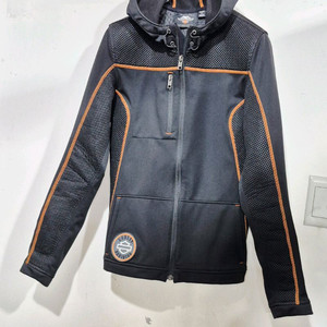 할리데이비슨 블랙 후드 집업 자켓