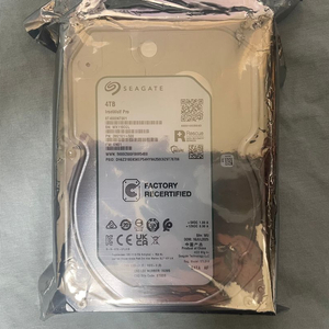 리퍼 미개봉 / 씨게이트 하드디스크 아이언울프 프로 / SATA / 4TB / 우체국택배