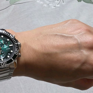 티쏘 씨스타1000 딥그린 크로노그래프 45.5mm