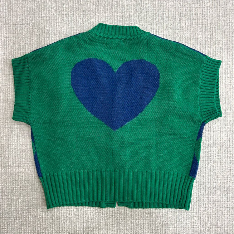 리미떼두두 하트 니트조끼 m--1