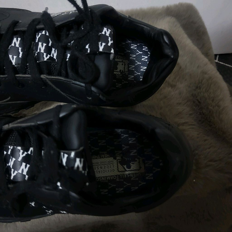 mlb 빅볼청키 240 블랙 키높이 운동화 이미지