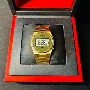 티쏘 PRX 35mm 디지털 금통 쿼츠 시계 판매