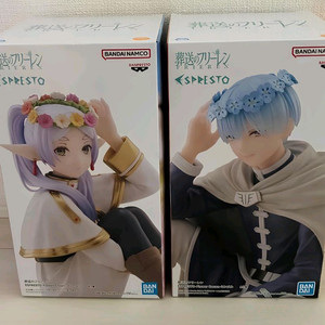 미개봉) Espresto 장송의 프리렌 힘멜 화관 피규어 2종