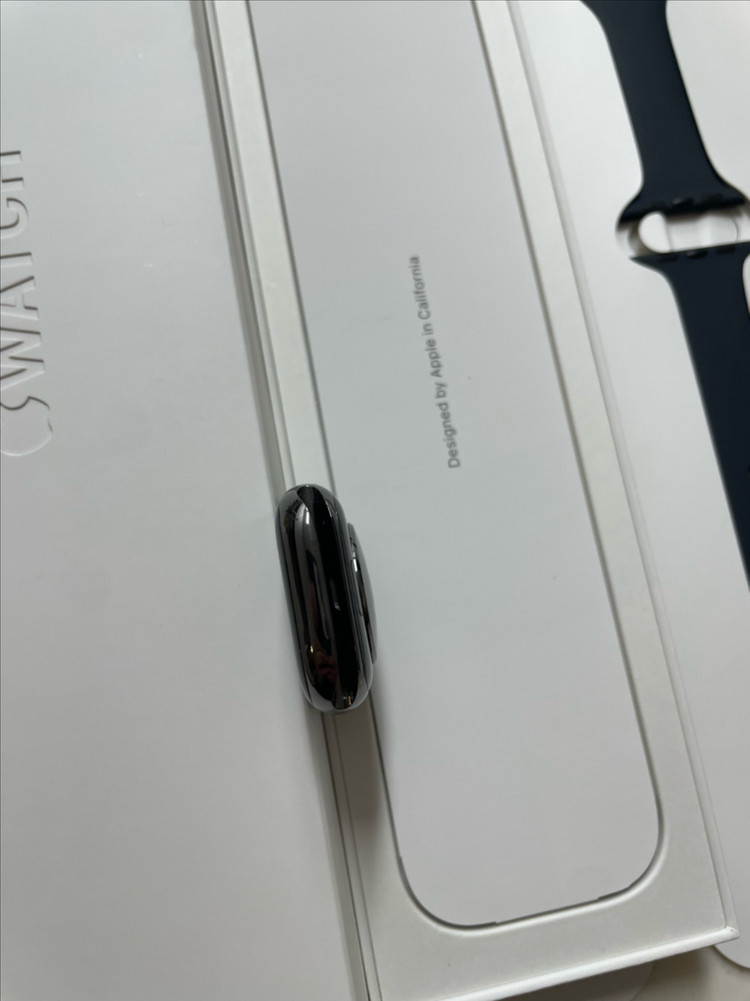 애플워치8스테인리스 41mm 그래파이트 SSS급--6