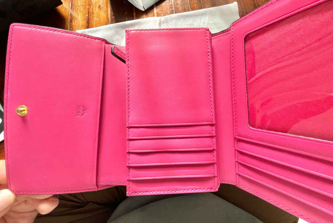 MCM 비세토스 토끼 반지갑 브라운--2