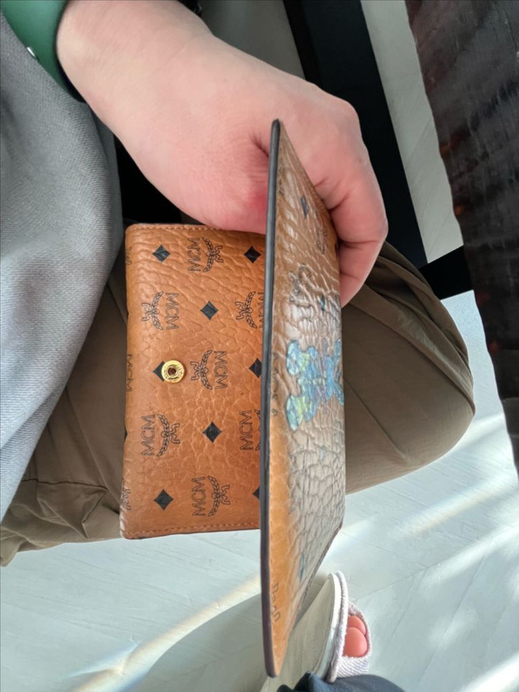 MCM 비세토스 토끼 반지갑 브라운--5