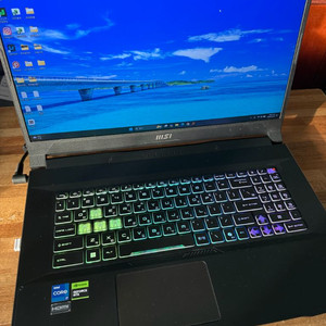 MSI 노트북(17.3)GF76 B13VFK 램32GB 하드2TB