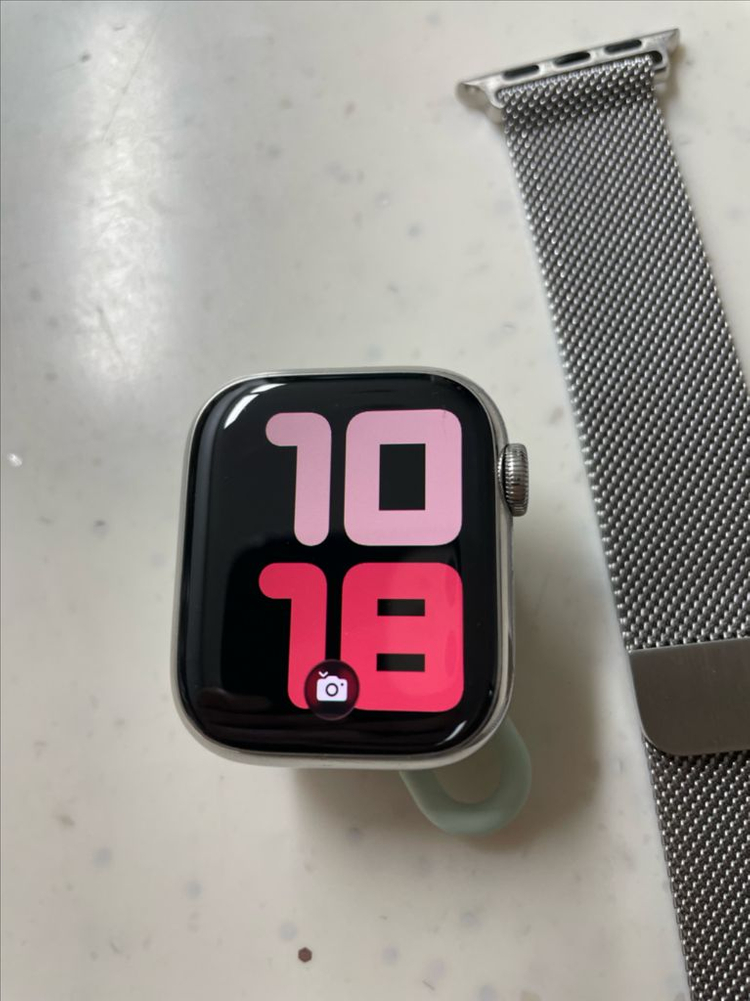 애플워치8스테인리스 41mm 실버--1