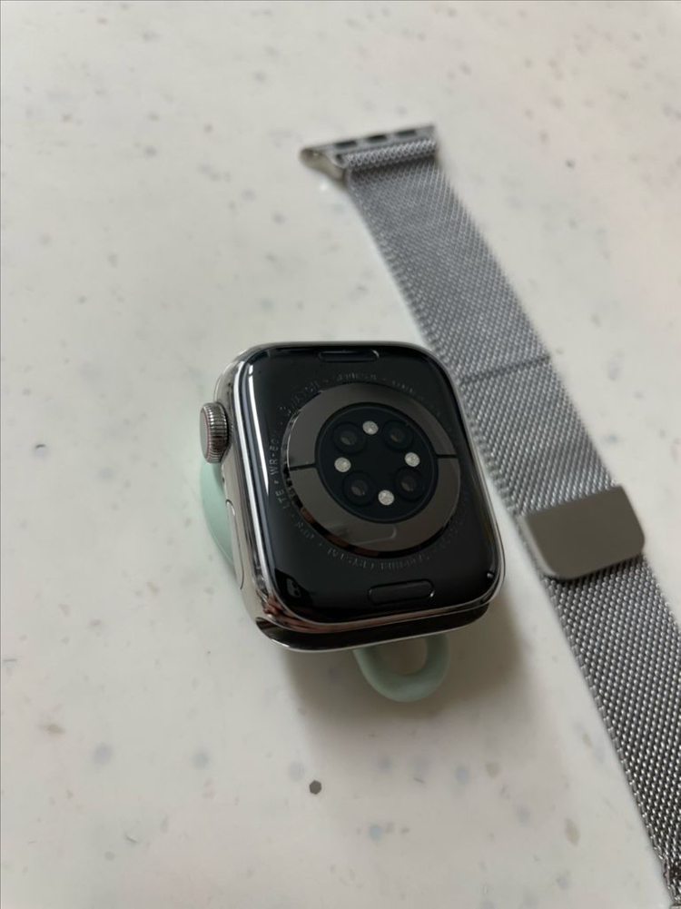 애플워치8스테인리스 41mm 실버--2
