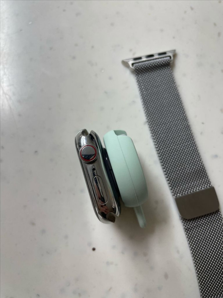 애플워치8스테인리스 41mm 실버--3