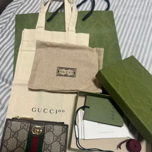 GG 캔버스 카드지갑 이미지