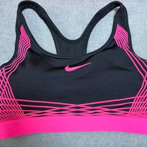 나이키 스포츠 브라 블랙핑크색