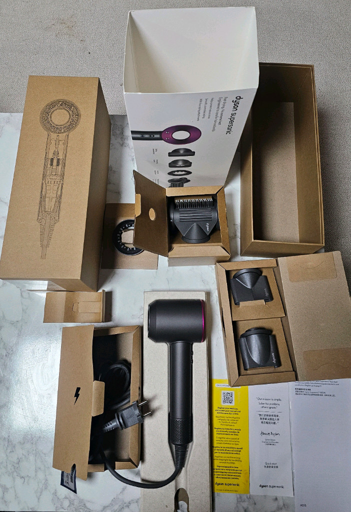 초특가 다이슨 슈퍼소닉 헤어드라이어 HD15 개봉 새상품--4
