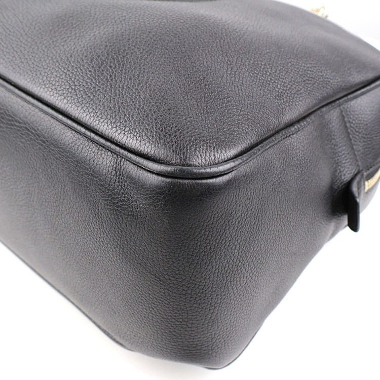 [중고명품다올] 구찌 소호 테슬 체인 숄더백 블랙 353126--6