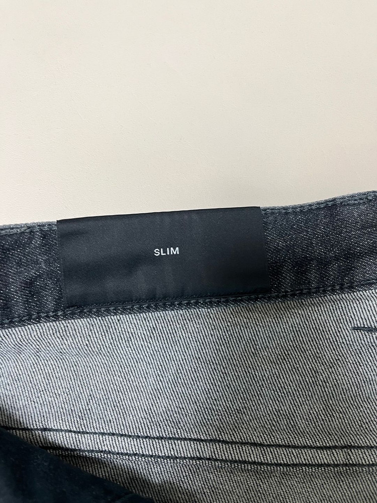 발망 BALMAIN 슬림핏 바이커 흑청 데님 31사이즈 이미지