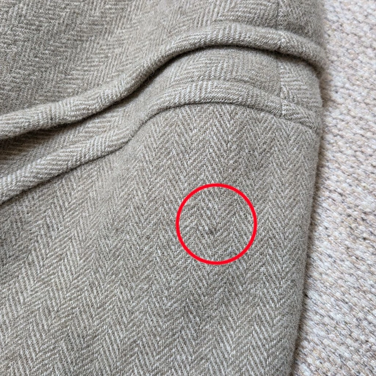 [상태좋음] 커버낫 울 더플 롱 코트 베이지 L사이즈 떡볶이 코트 후드 모자 주머니 있음 아우터 이미지