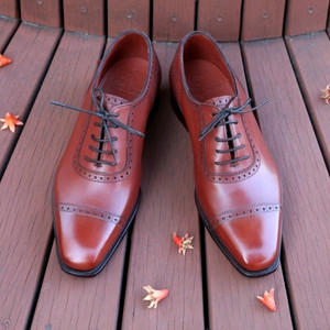 알프레드사전트 무어 체리Uk6(크로켓앤존스,까르미나,윙팁,예식구두) 이미지