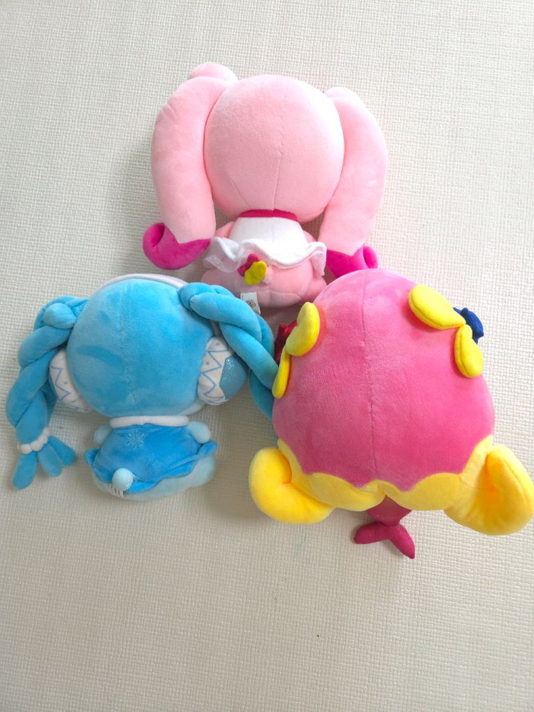 알쏭달쏭 티니핑 플로라 하츄핑, 꾸래핑, 퐁당핑 봉제인형--1