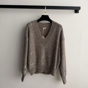 브루넬로 쿠치넬리 스팽글 니트 셋업