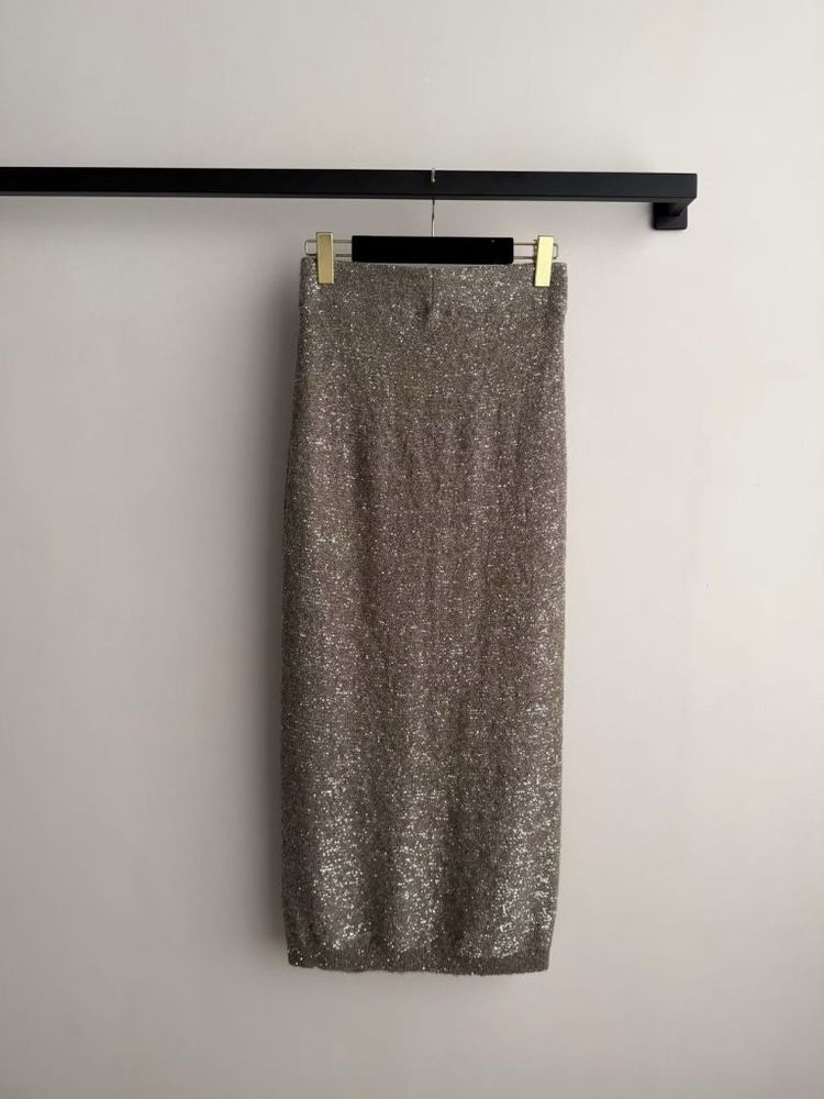 브루넬로 쿠치넬리 스팽글 니트 셋업--7