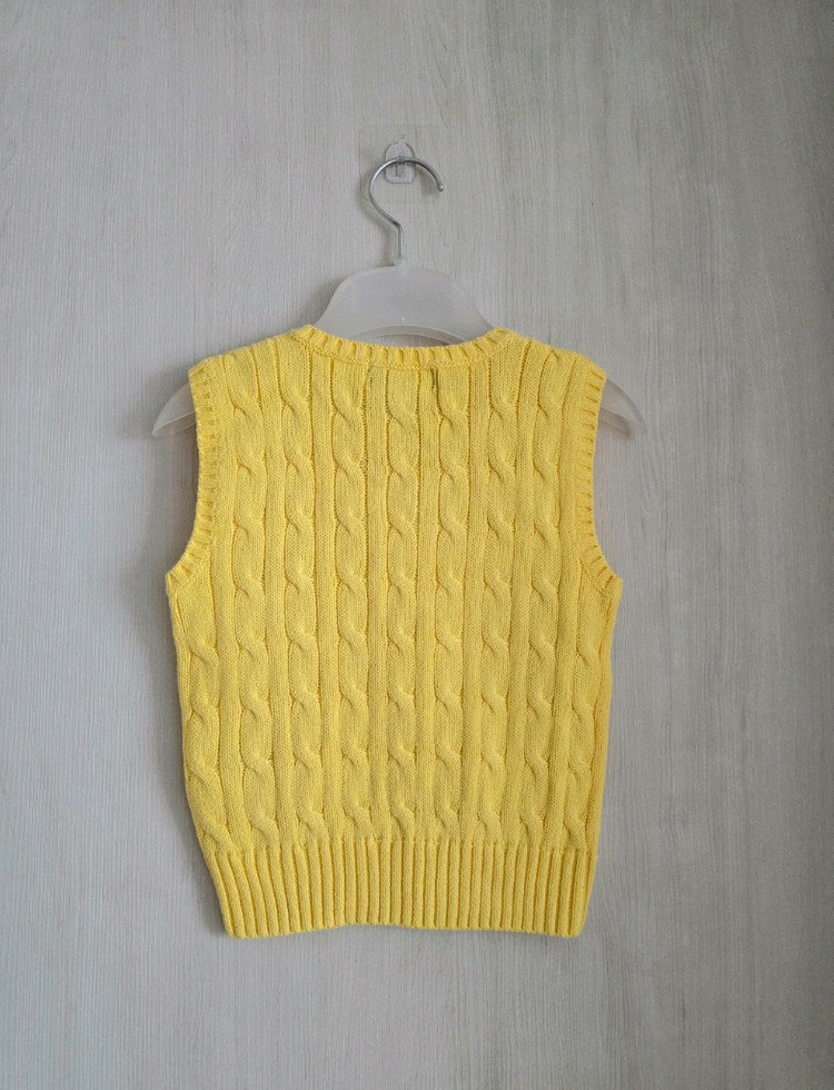 폴로 랄프로렌키즈 케이블 니트 스웨터 조끼 24M--1