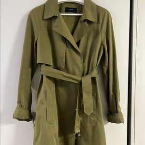 시스템 여성 트렌치 코트