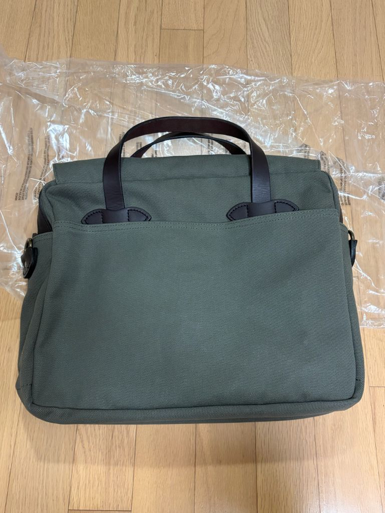 (새상품) 필슨 256 오리지널 브리프케이스 (otter green)--3