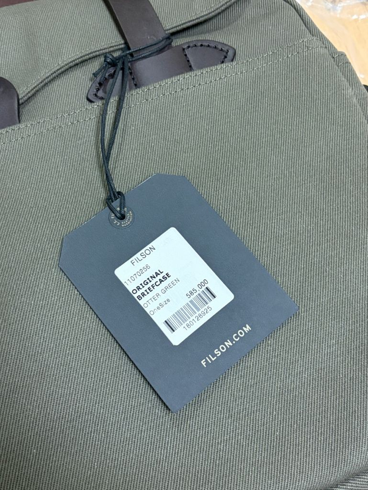 (새상품) 필슨 256 오리지널 브리프케이스 (otter green)--4