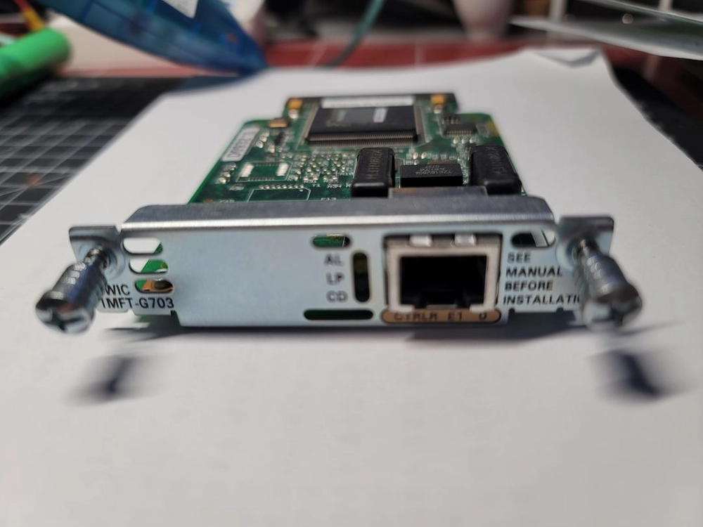 Cisco WIC-1MFT-G703 네트워크 카드 이미지