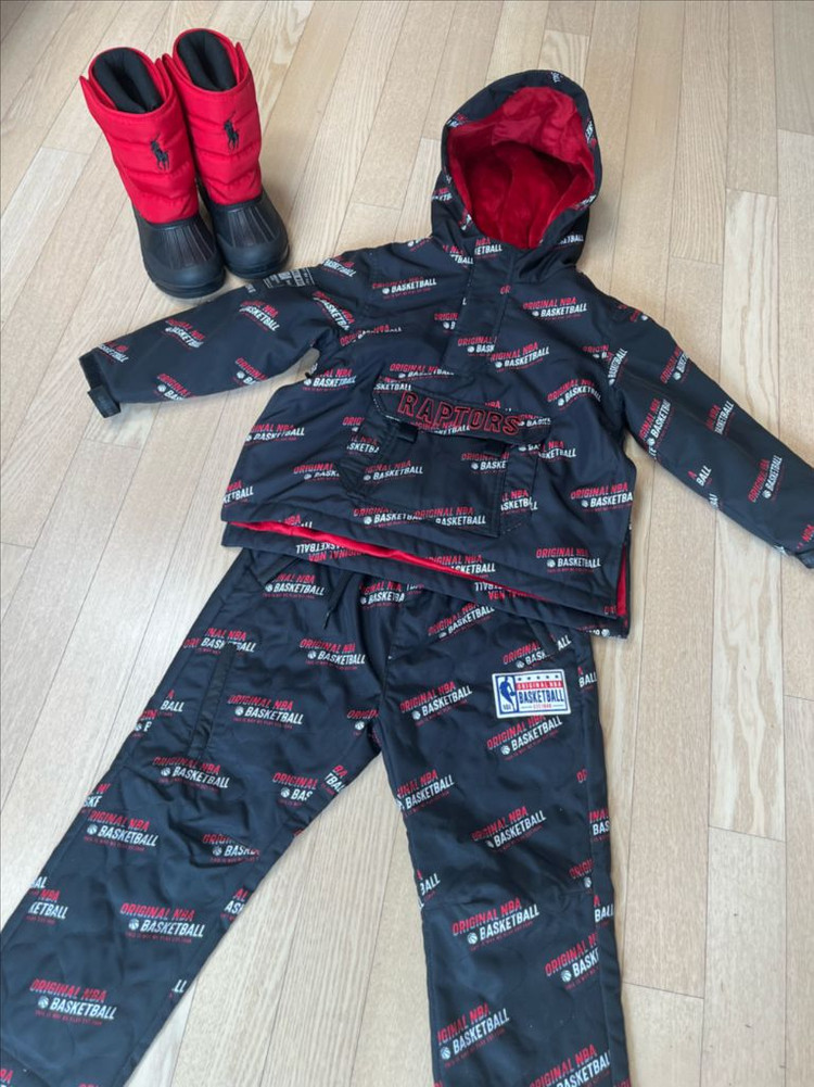 NBA키즈 스키복 120 + 폴로키즈부츠 190 이미지