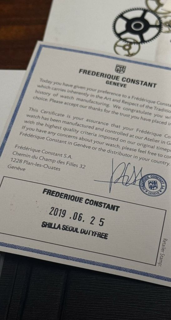 프레드릭 콘스탄트 문페이즈 FC-270 비즈니스 가죽시계--4