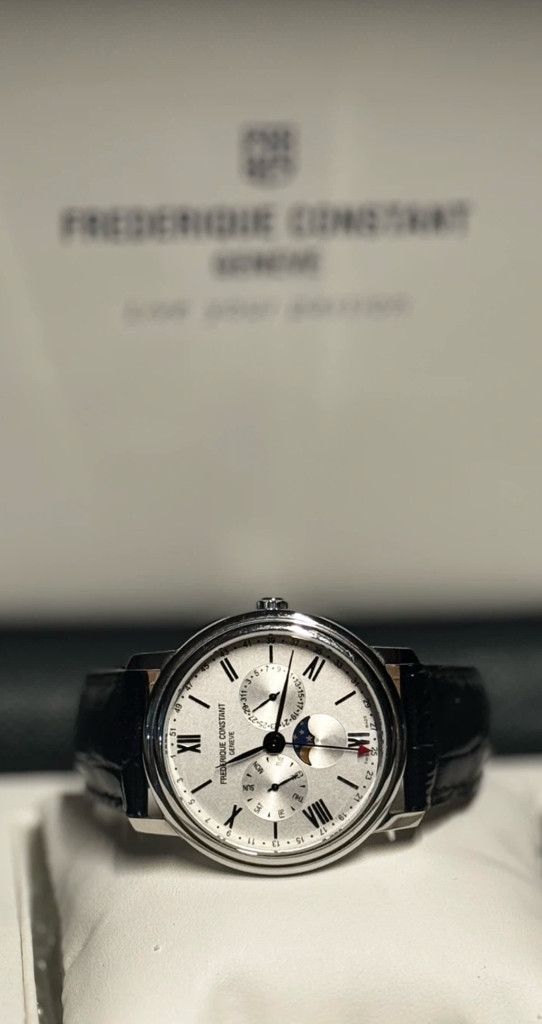 프레드릭 콘스탄트 문페이즈 FC-270 비즈니스 가죽시계--6