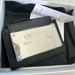 마뗑킴 아코디안 지갑 블랙 새상품