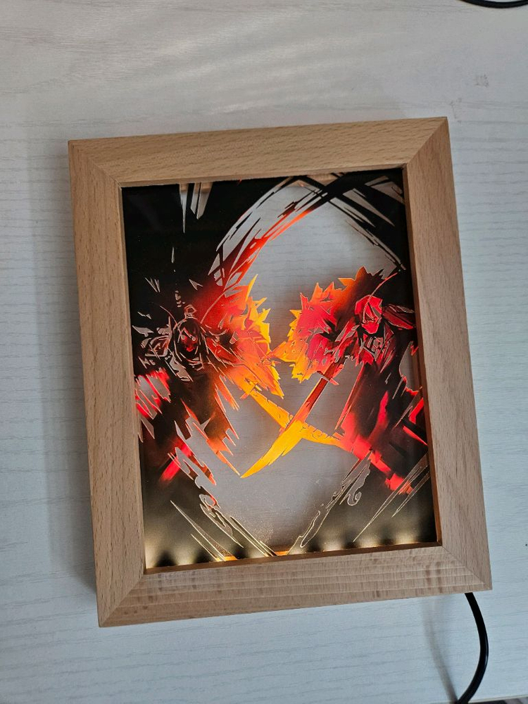 라오루 액자 무드등 이미지