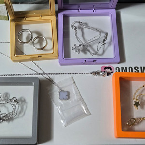 v금 팔찌 목걸이 반지 모음