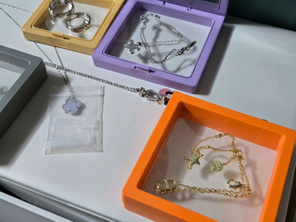 v금 팔찌 목걸이 반지 모음--1