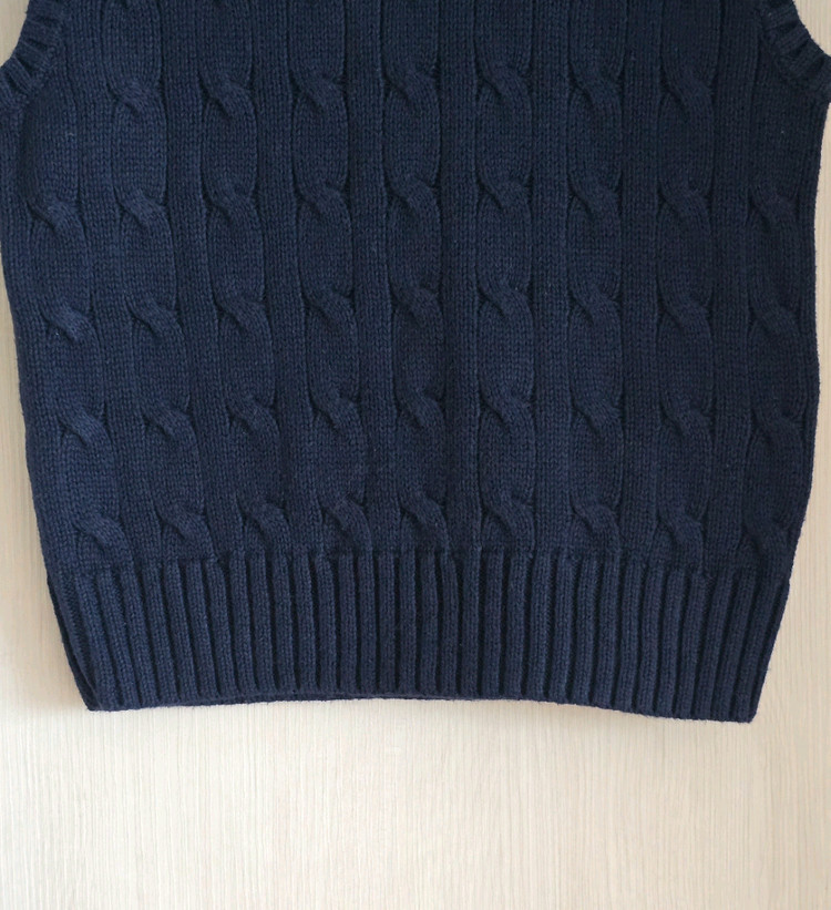 폴로 랄프로렌키즈 케이블 니트 스웨터 조끼 24M--5