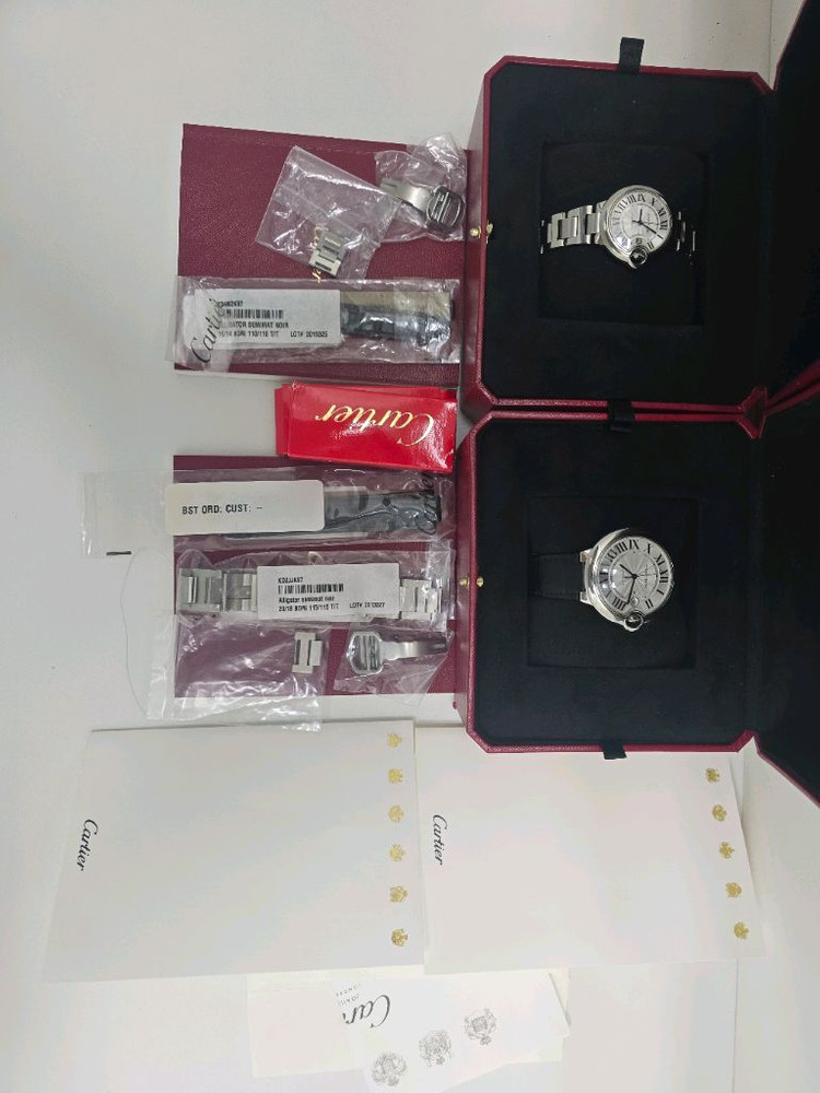 까르띠에발롱블루42,33(커플시계)--3