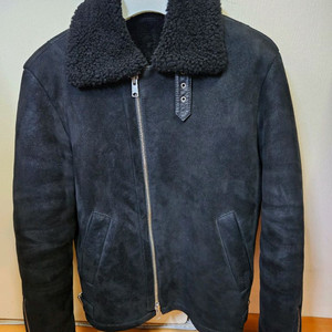 95 M) 올세인츠 Allsaints 데클리 리얼 양가죽 누벅 무스탕