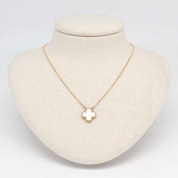 [명품다올동래] 반클리프 빈티지 알함브라 마더오브펄 목걸이 ARA45900--3